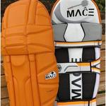 MACE メンズ ProLite カラー クリケット バッティングパッド、左手用、オレンジ
