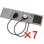 【 まとめ買い7個セット 】 FOCAL アネロイド血圧計 FC-100V コットンカフ